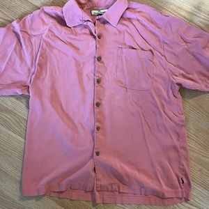 Tommy Bahama 100% Silk Button Down Size XL‎